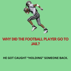 Why did the football player go to jail?