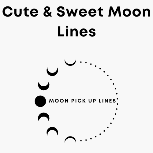 Cute & Sweet Moon Lines