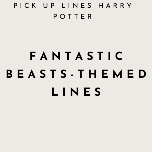 Fantastic Beasts-Themed Lines